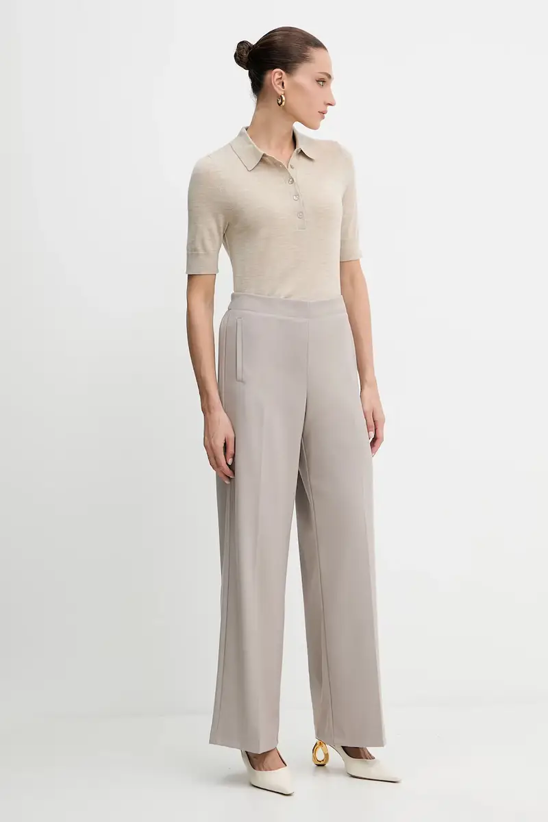 Boss Polo Donna Beige 3123613 miniatura 2