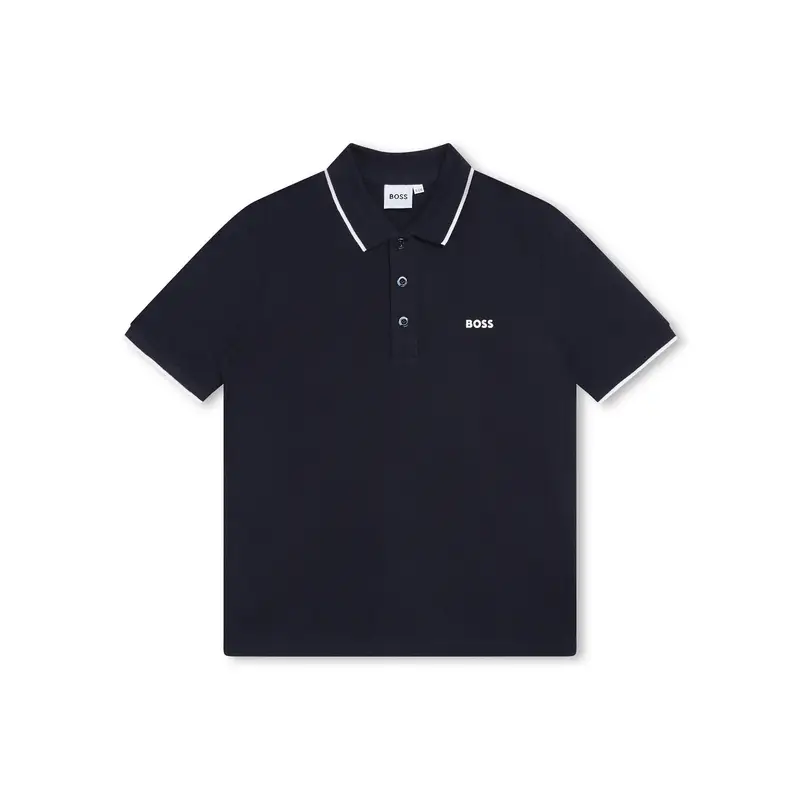 Polo J25P26 D Blu scuro Regular Fit