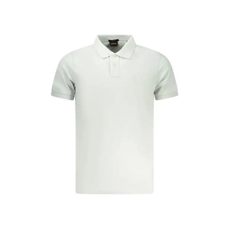 Polo Maniche Corte Uomo Verde Ricamo