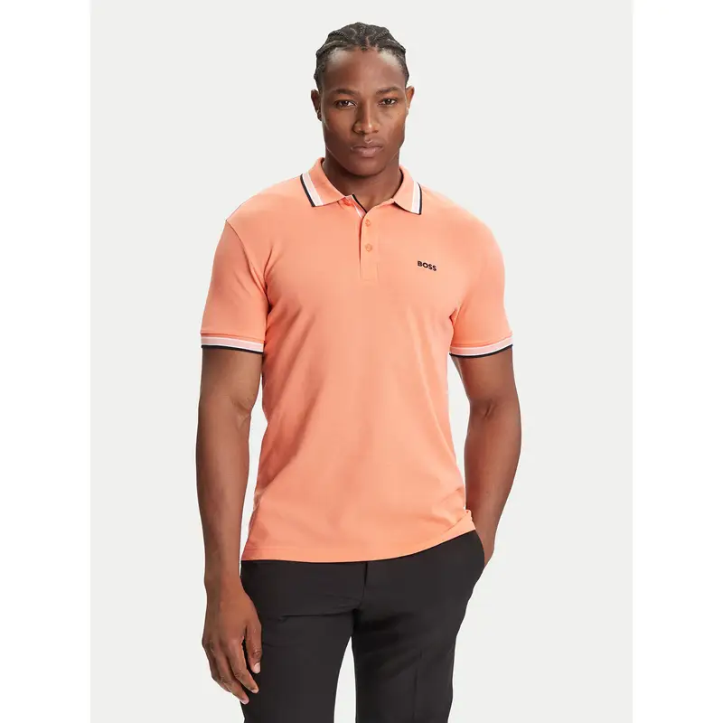 Polo Paddy 50469055 Arancione Regular Fit
