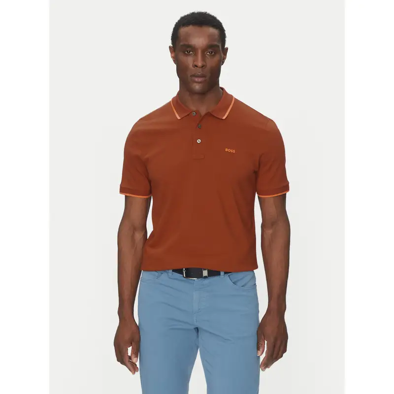Boss Polo Arancione 3940789