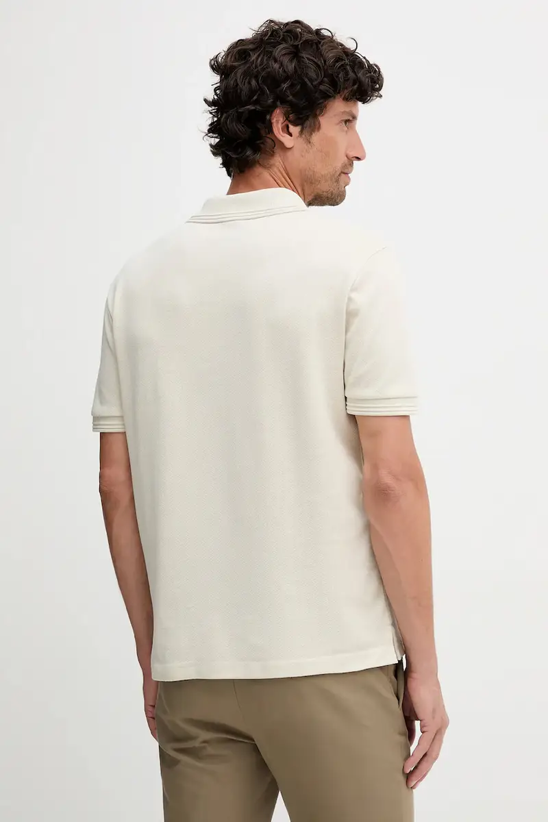 Boss Polo Uomo Beige 3573741 miniatura 3