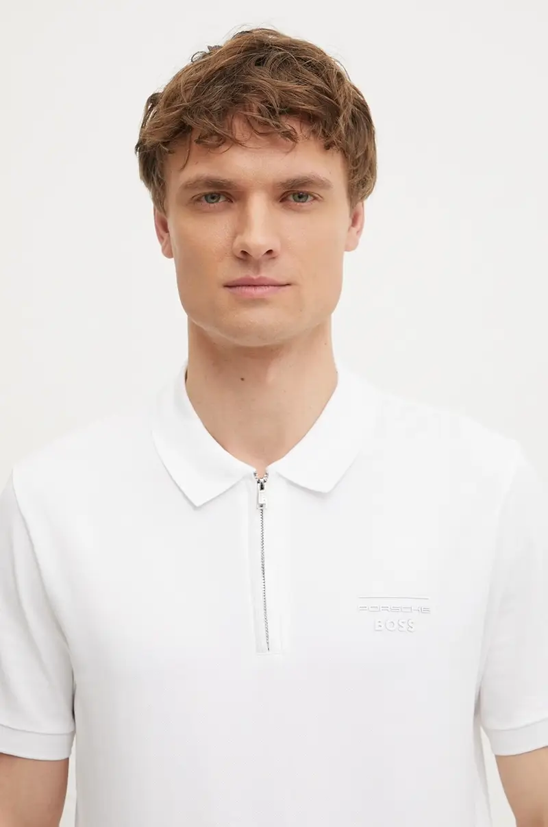 Boss Polo Uomo Bianco 3124337 miniatura 4