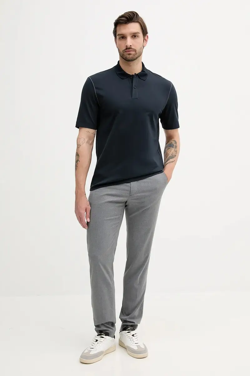 Boss Polo Uomo Blu 3133641 miniatura 2