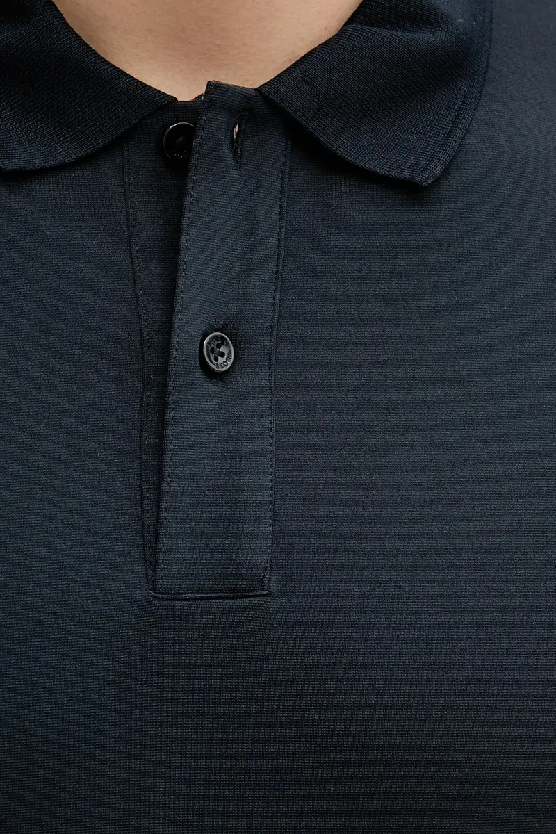 Boss Polo Uomo Blu 3133641 miniatura 5