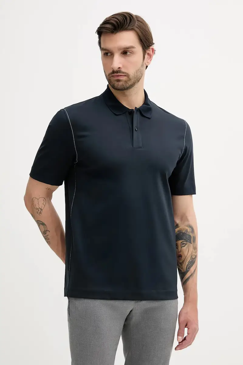 Boss Polo Uomo Blu 3133641