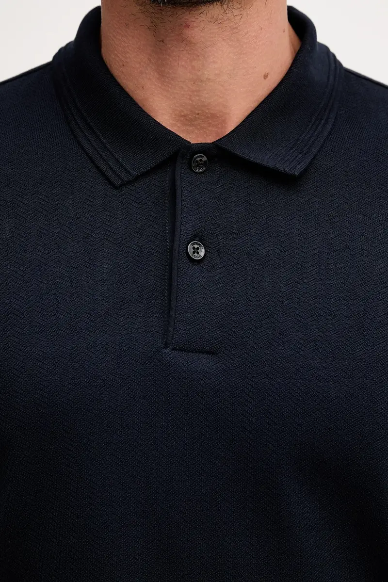 Boss Polo Uomo Blu 3595169 miniatura 5