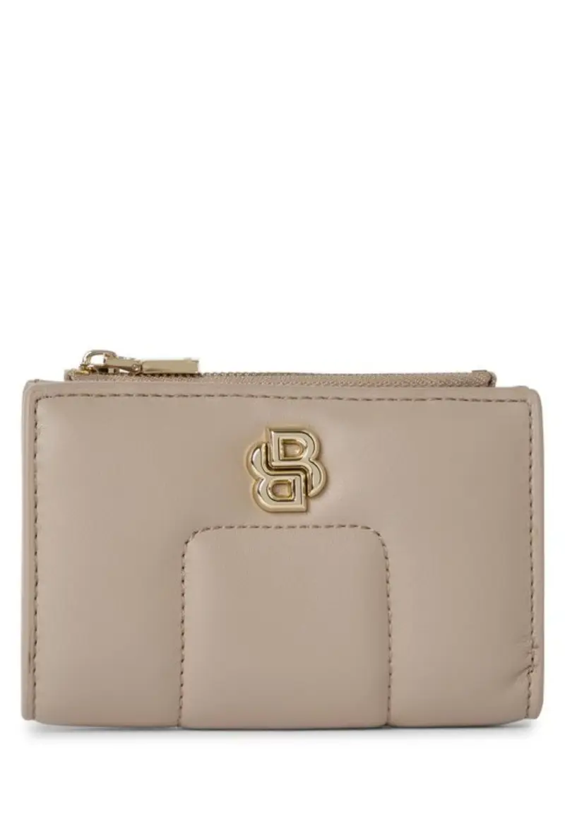 PORTAFOGLIO B_ICON SM WALLET BEIGE
