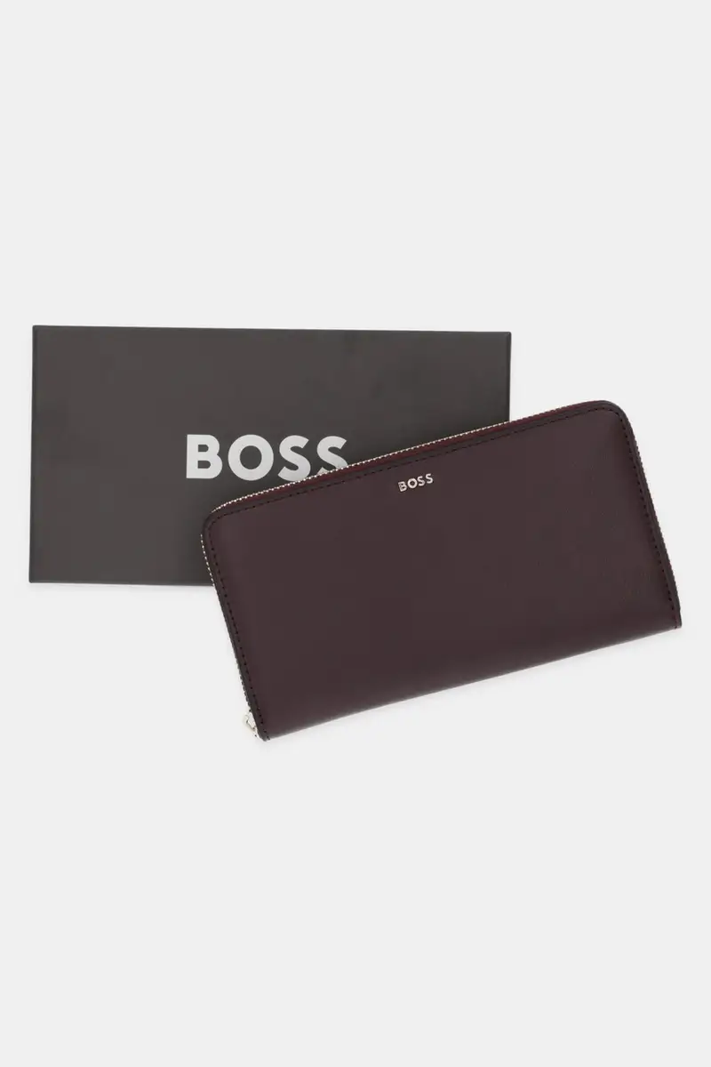 portafoglio in pelle donna colore nero 50548208 Granata miniatura 5