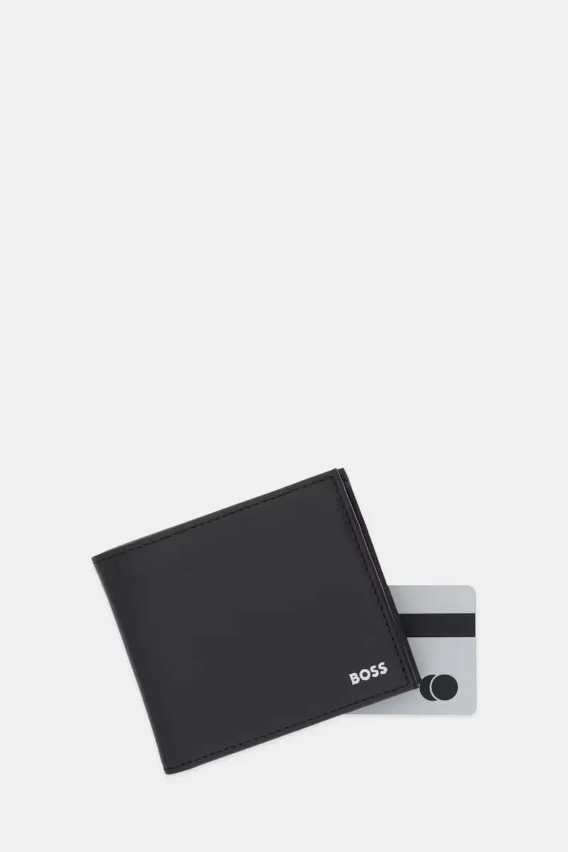 portafoglio in pelle uomo colore nero 50546152 Marrone miniatura 3