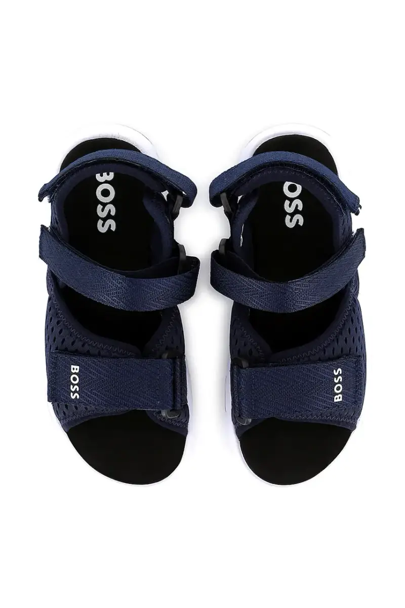 sandali per bambini colore blu navy J51654 miniatura 4