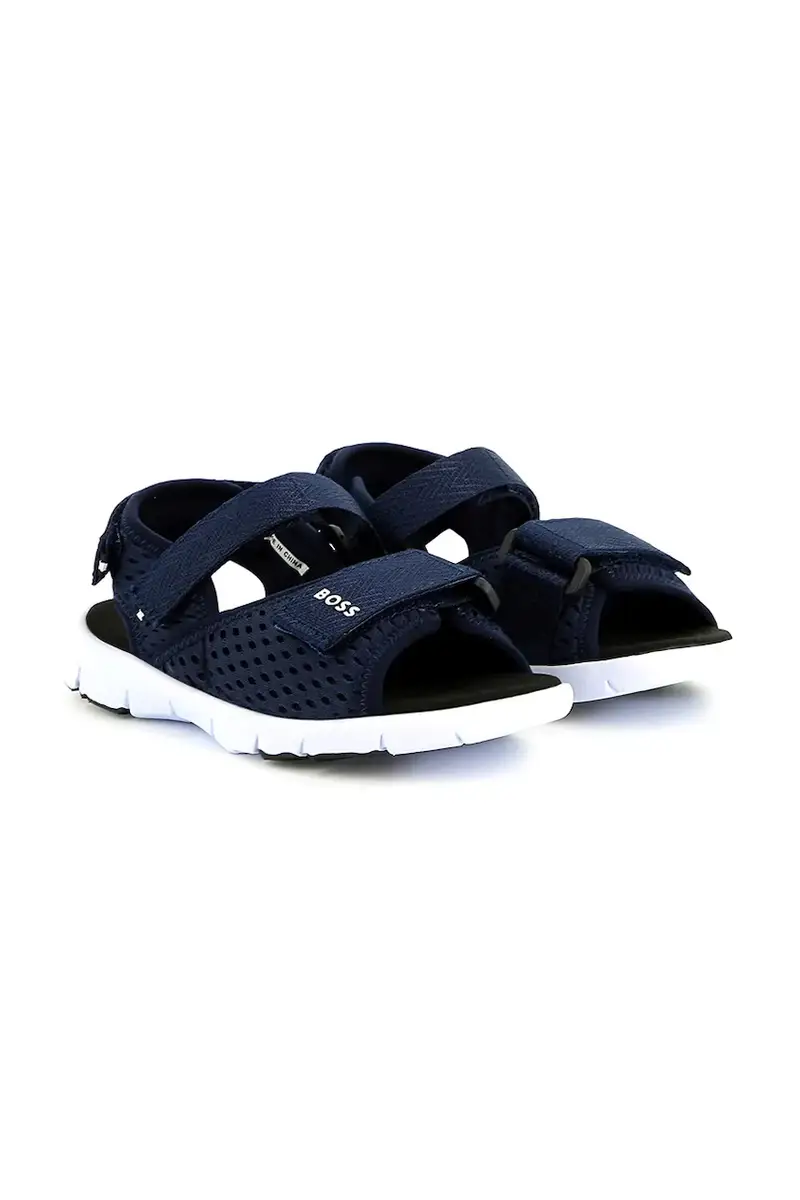 sandali per bambini colore blu navy J51654 miniatura 5