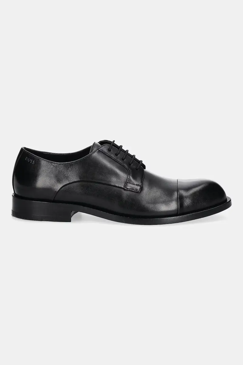scarpe in pelle Tayil-L uomo colore nero 50548293 miniatura 2