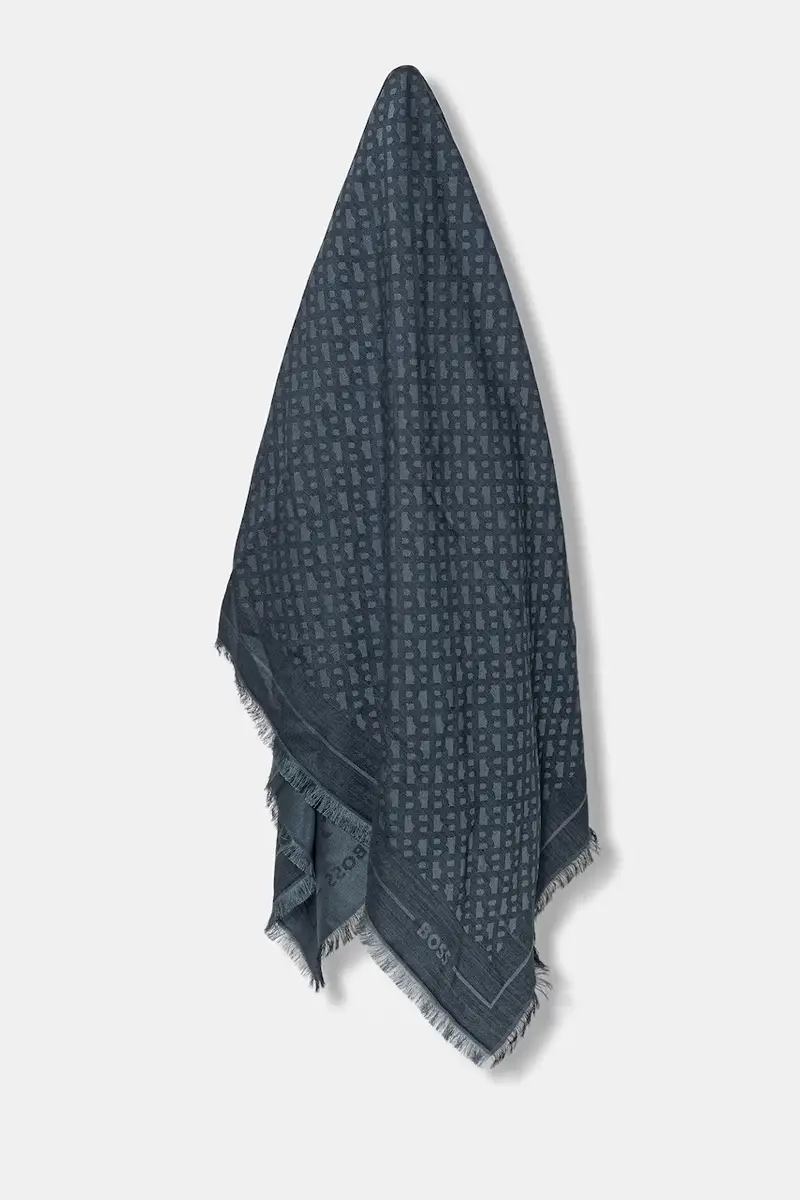 scialle con aggiunta di lana colore rosa 50517733 Blu navy