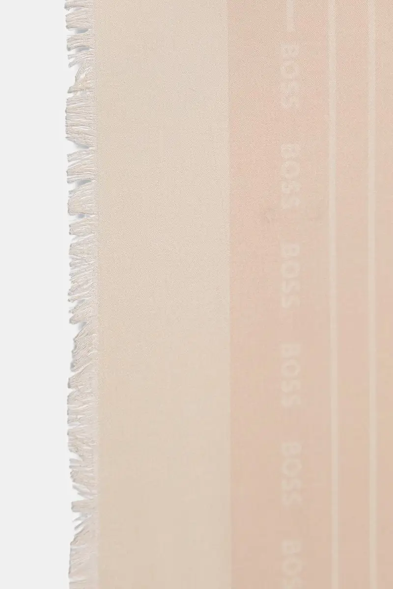 scialle con aggiunta di seta Laik Arancione miniatura 2