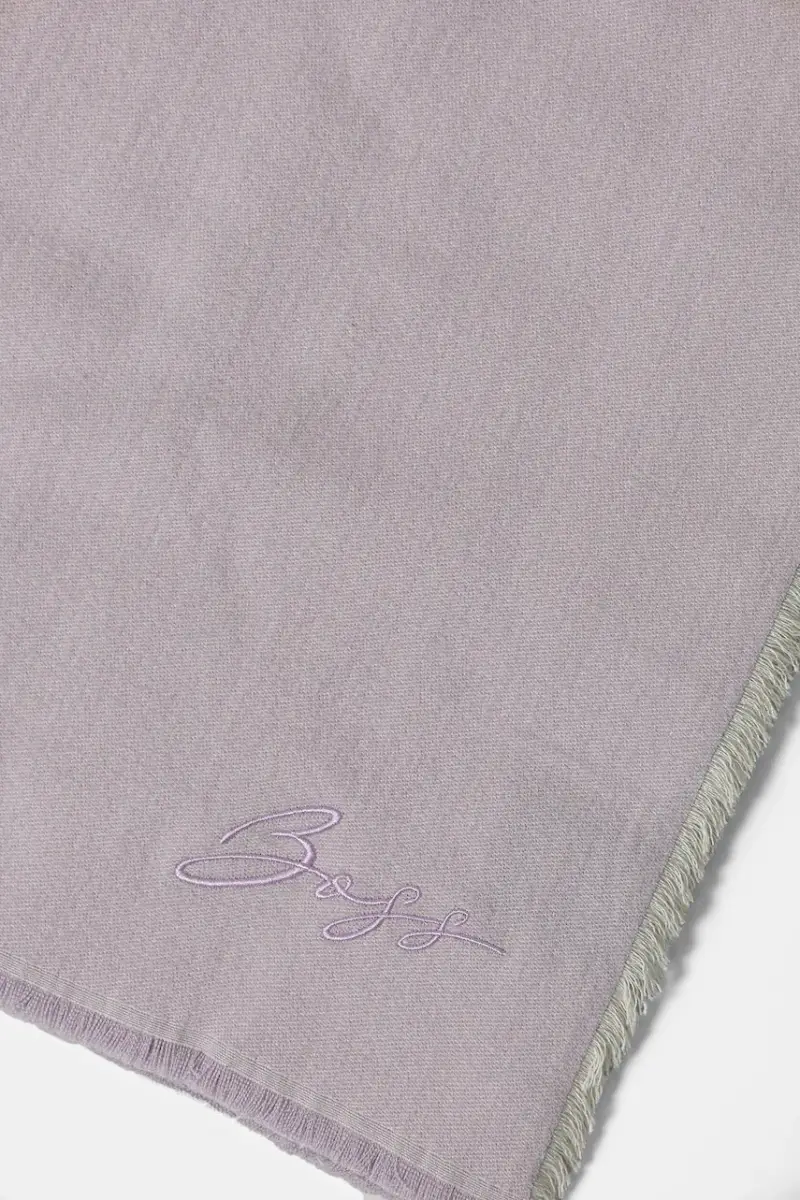 scialle con lana colore violetto 50558638 miniatura 2