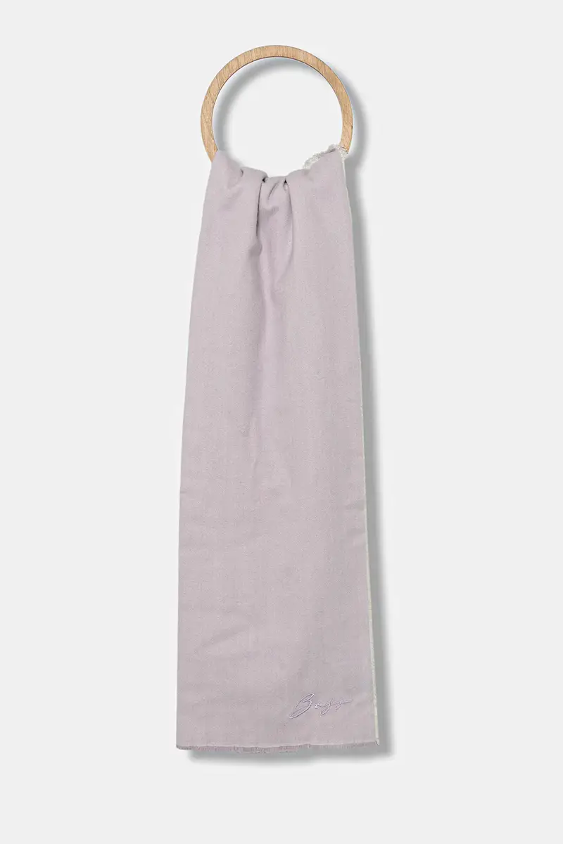 scialle con lana colore violetto 50558638