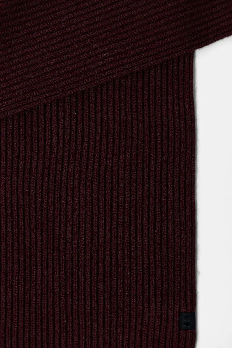 sciarpa in lana BECKHAM X BOSS uomo colore granata 50552883 miniatura 2