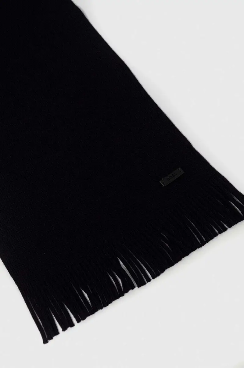 sciarpa in lana colore blu miniatura 2