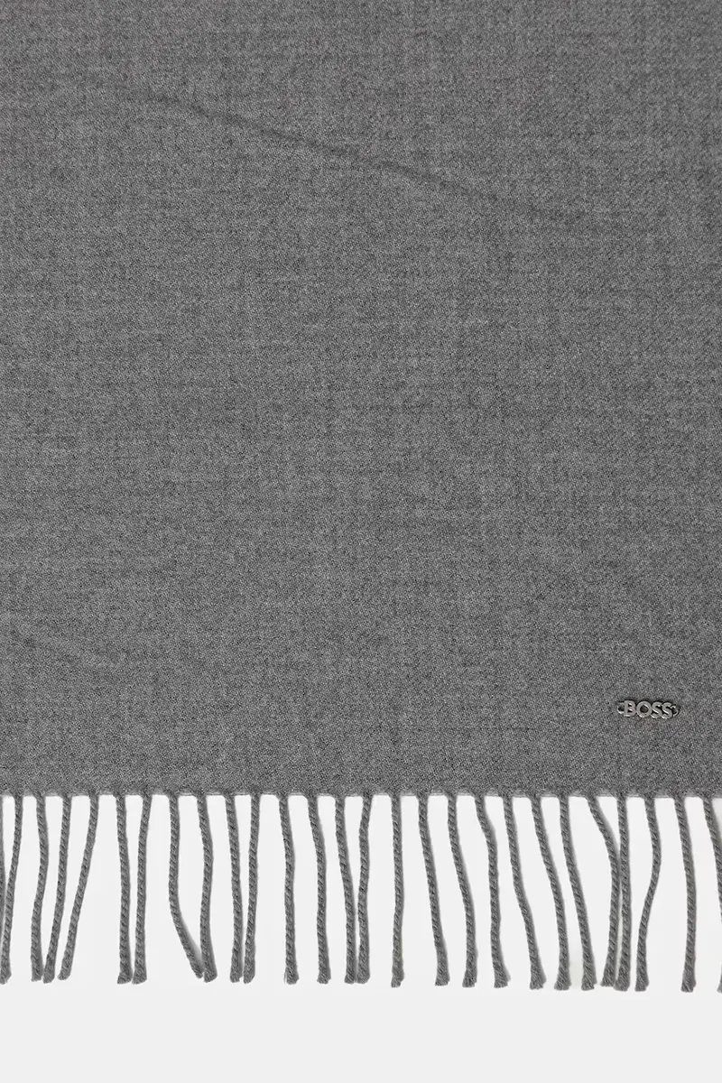 sciarpa in lana colore nero 50517216 Grigio miniatura 2