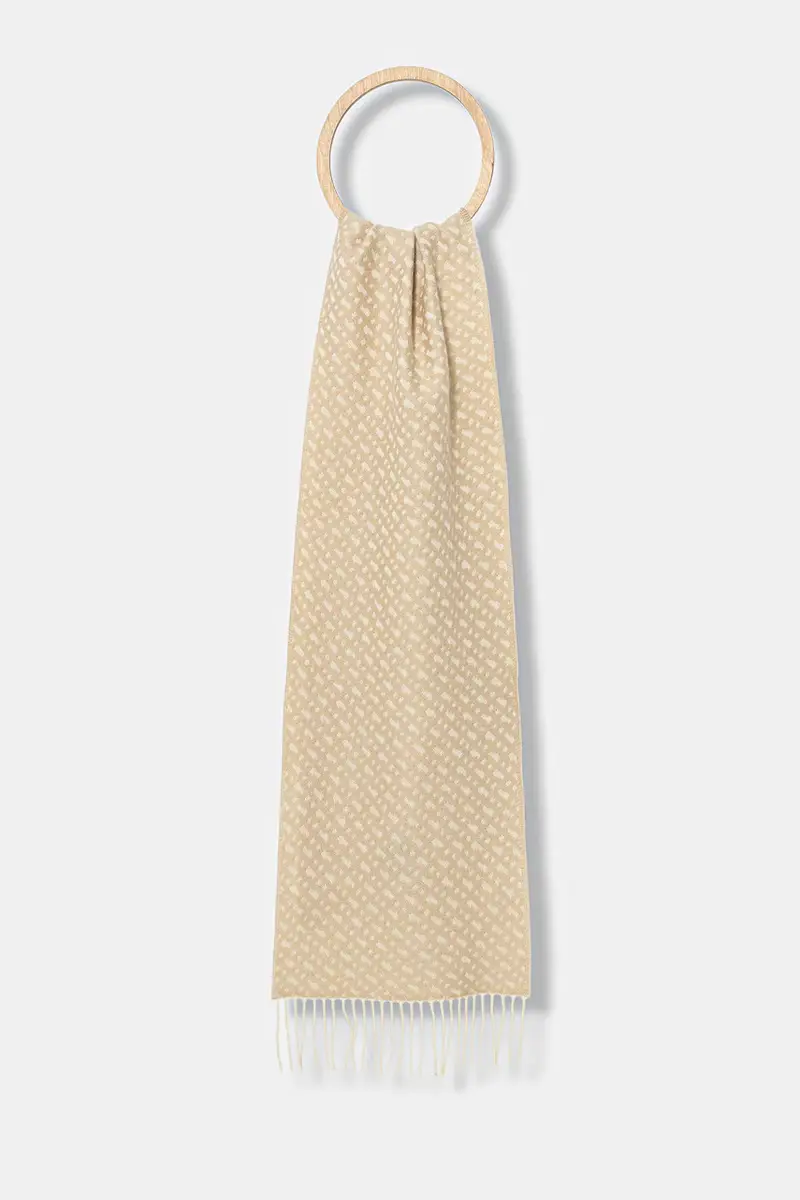 sciarpa in lana donna colore beige 50549852