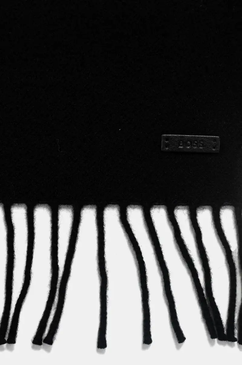 sciarpa in lana uomo colore nero 50517218 miniatura 2