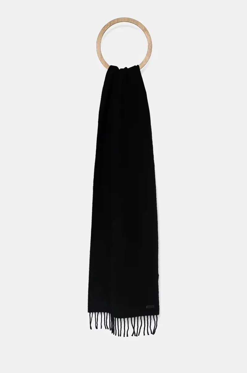 sciarpa in lana uomo colore nero 50517218