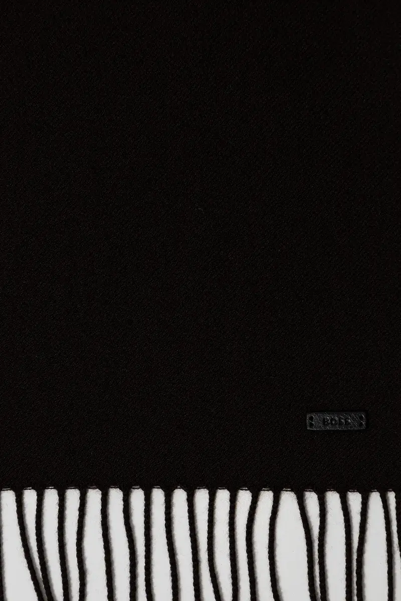 sciarpa in lana uomo colore nero 50517218 Marrone miniatura 2