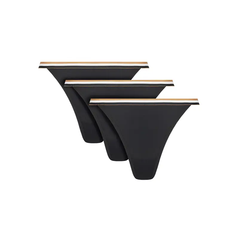 Set di 3 perizomi 50545602 Nero