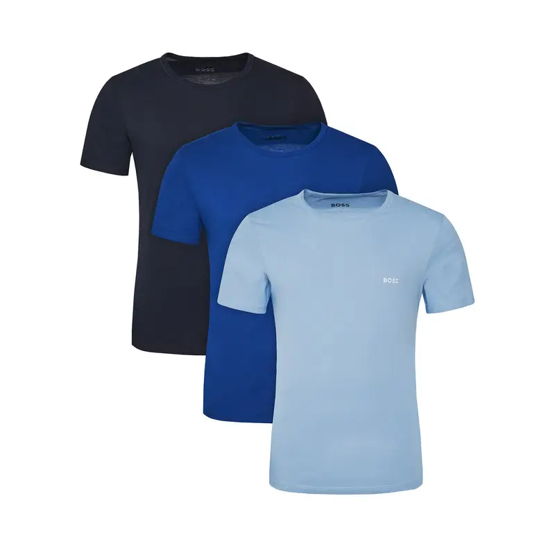 Set di 3 T-shirt TShirtRN 3P Classic 50532468 Blu Regular Fit