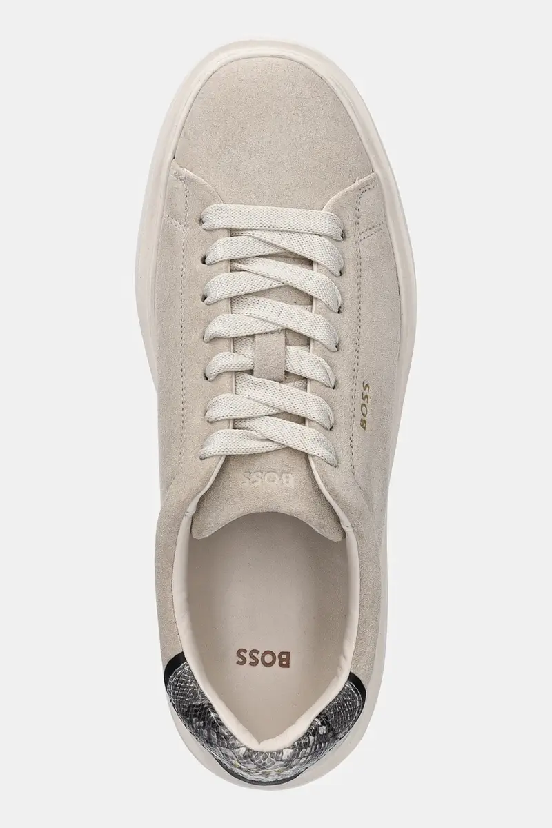 sneakers in camoscio Amber colore beige 50536263 miniatura 4