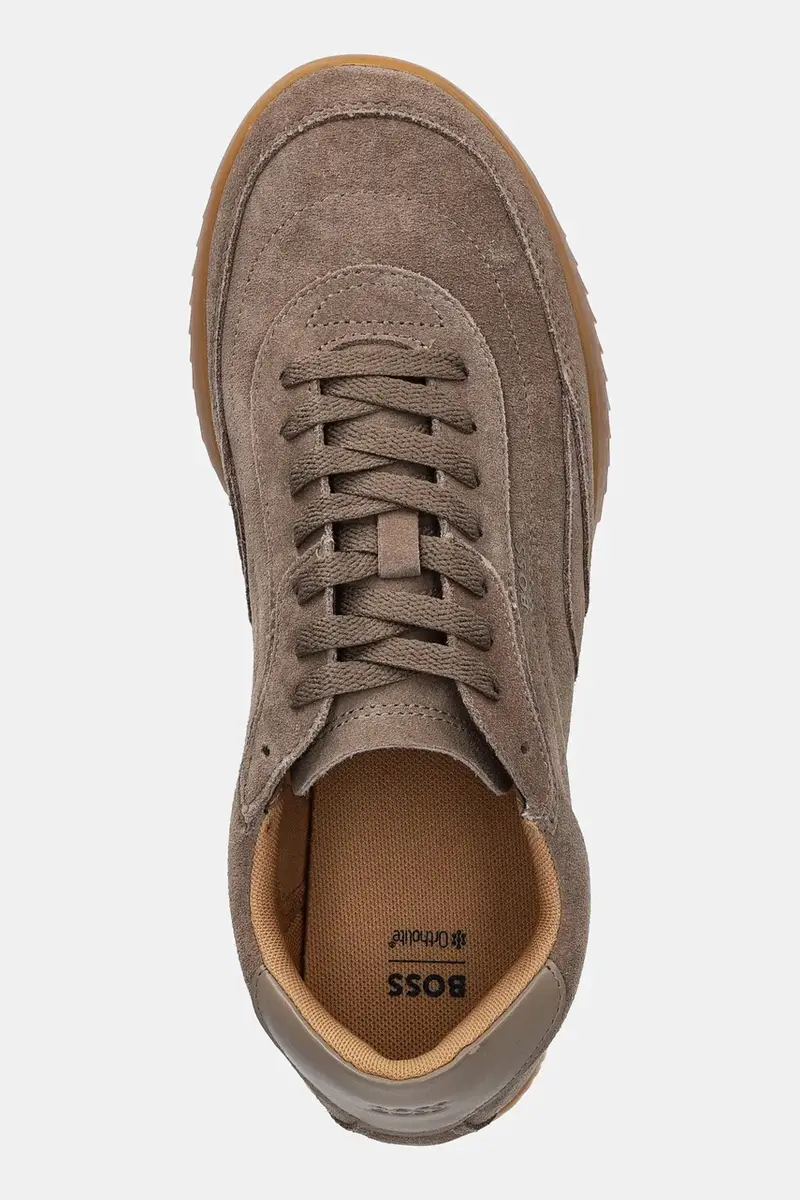 sneakers in camoscio Careton uomo colore marrone 50548707 miniatura 4