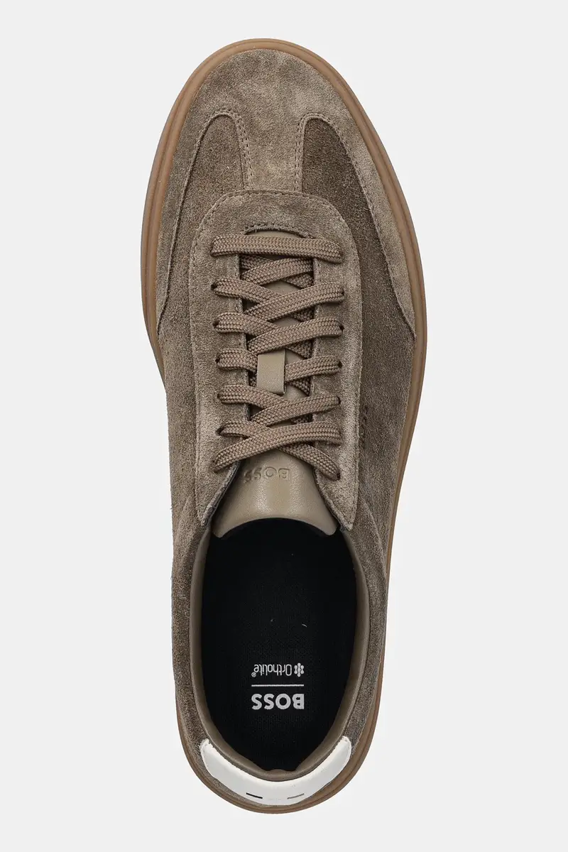 sneakers in camoscio Kieran colore verde 50548715 miniatura 4