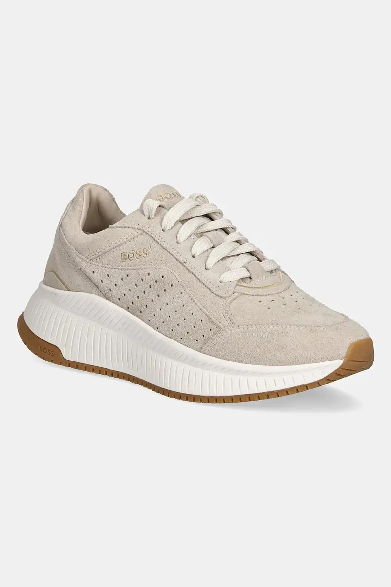sneakers in camoscio TTNMEVO colore beige 50536421