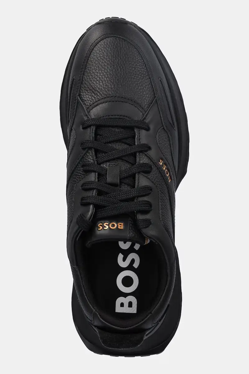 sneakers in pelle 50529520 uomo colore nero Jonah miniatura 4