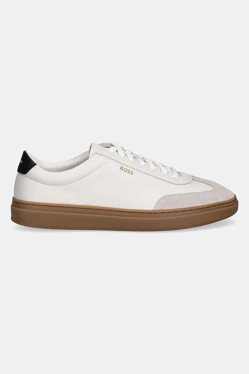 sneakers in pelle 50552852 uomo colore beige Kieran miniatura 2
