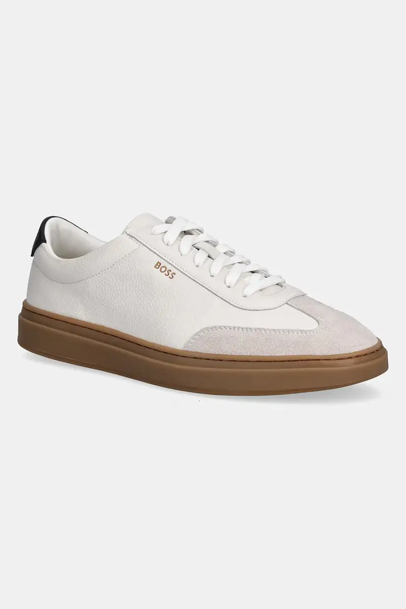 sneakers in pelle 50552852 uomo colore beige Kieran