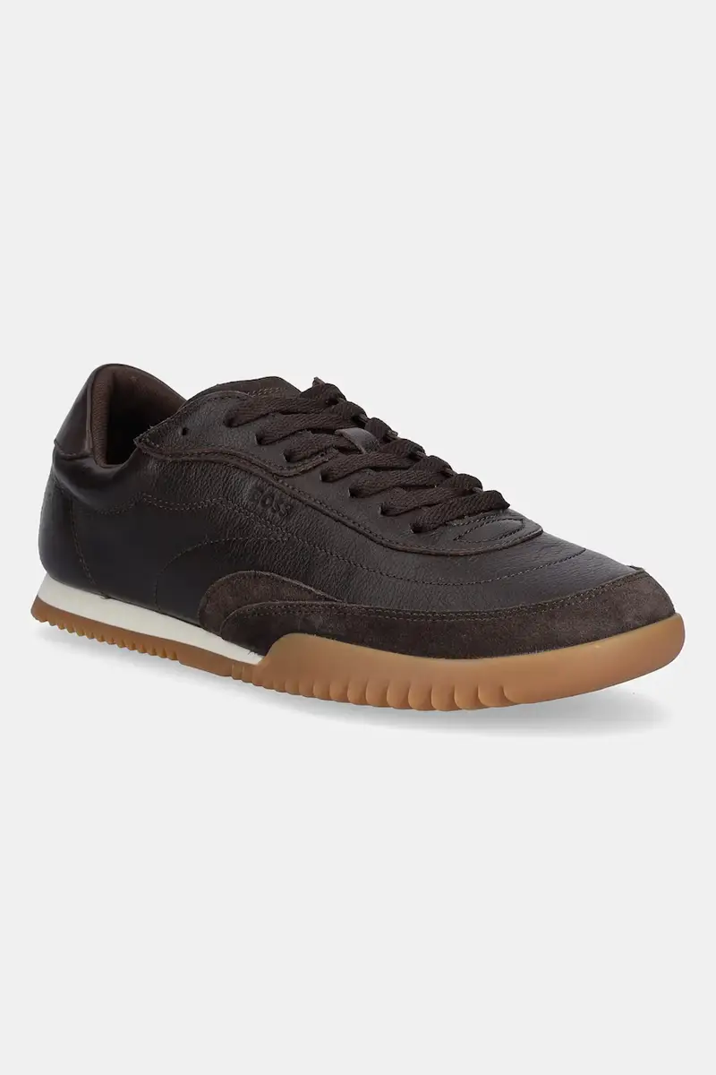 sneakers in pelle Careton uomo colore marrone 50552888