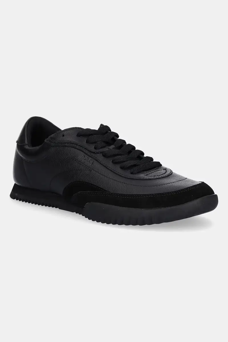 sneakers in pelle Careton uomo colore nero 50552888