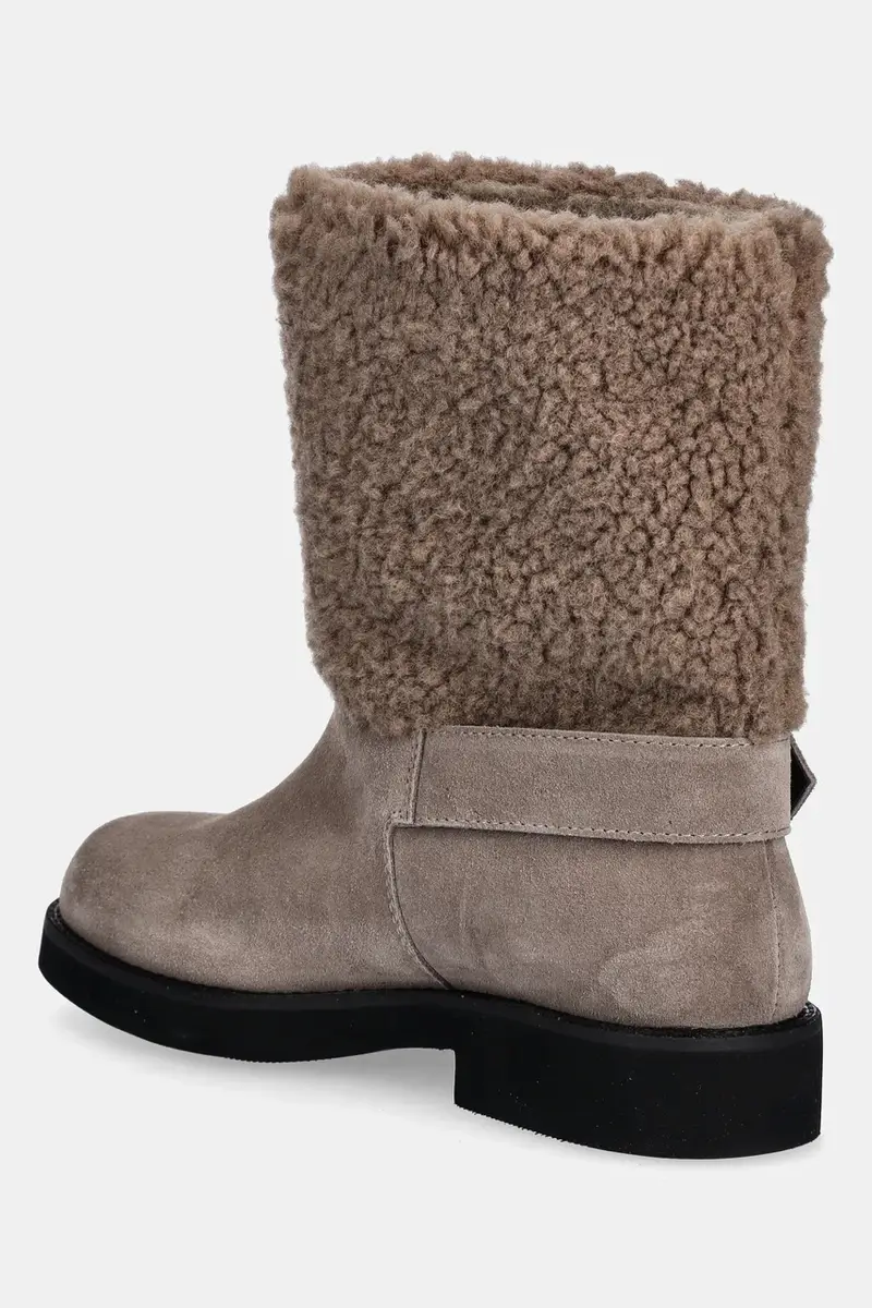 stivaletti alla caviglia Eleri donna colore beige 50552748 miniatura 3