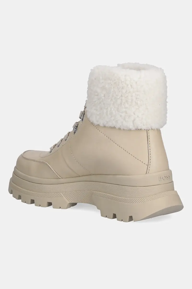 stivaletti alla caviglia Foster donna colore beige 50552767 miniatura 3