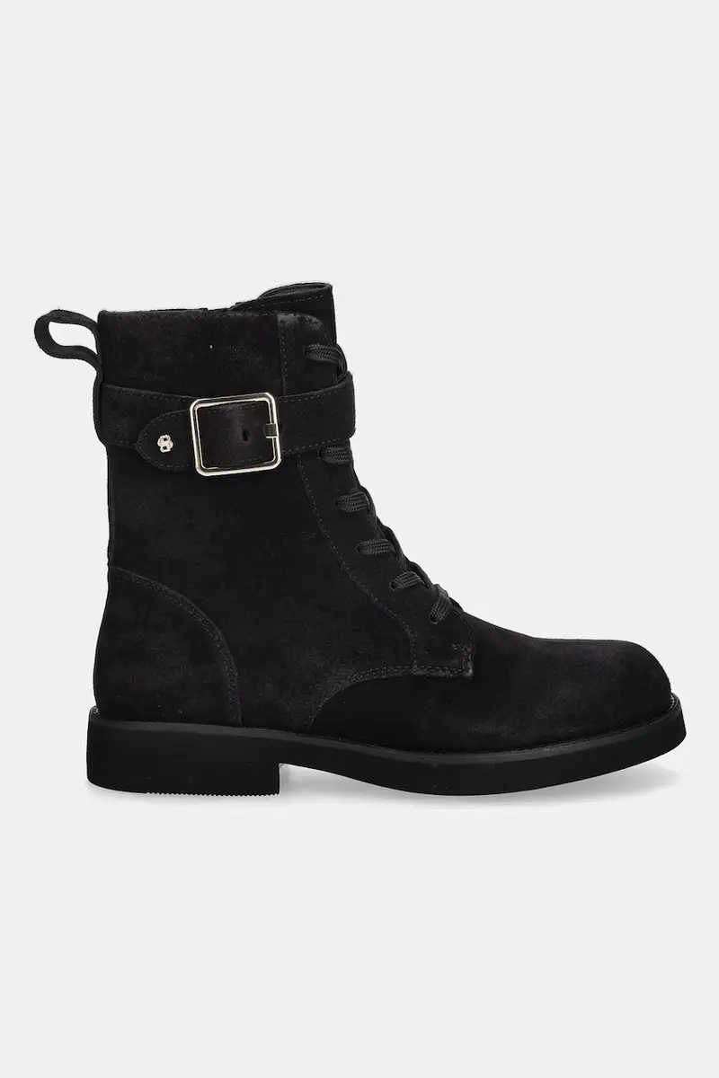 stivaletti alla caviglia in camoscio Eleri colore violetto 50552774 miniatura 2