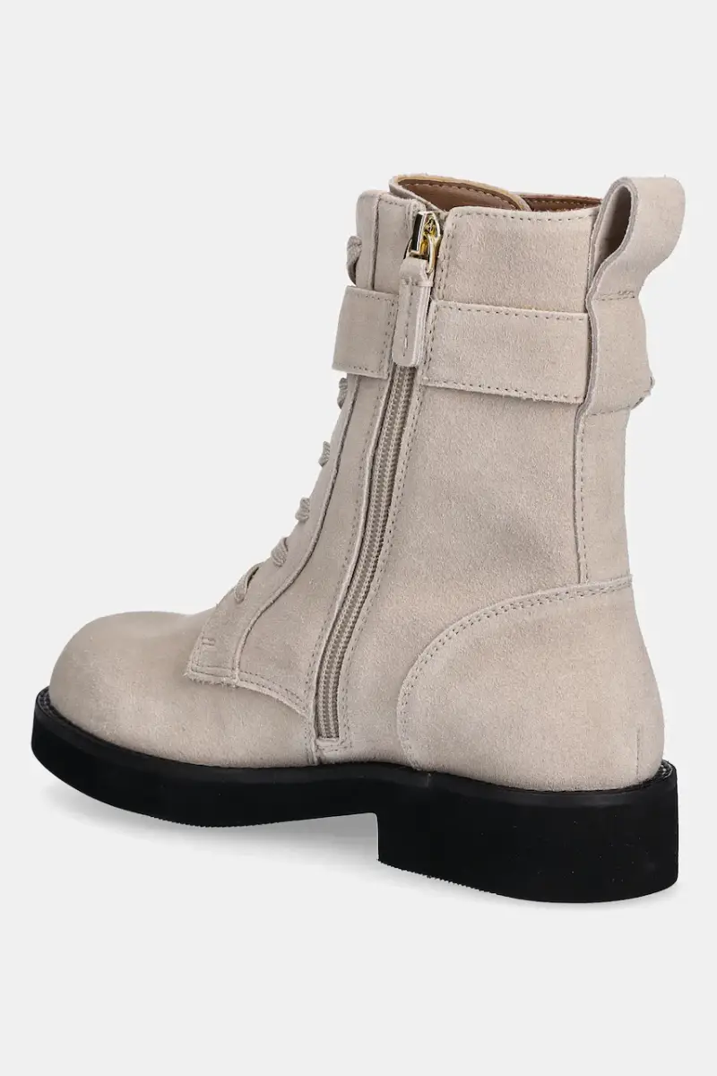 stivaletti alla caviglia in camoscio Eleri donna colore beige 50552774 miniatura 3