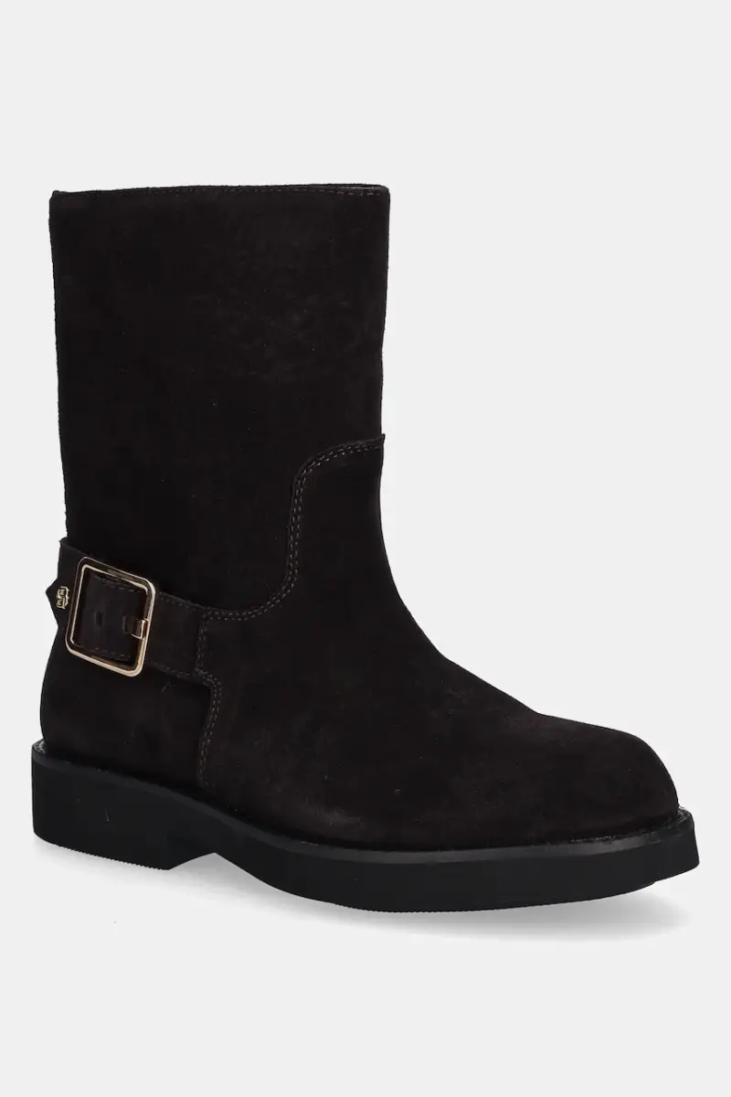 stivaletti alla caviglia in camoscio Eleri donna colore marrone 50552755