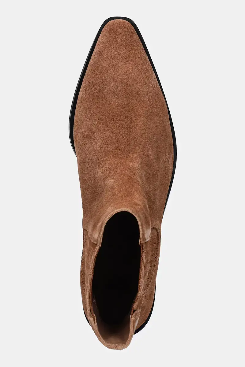 stivaletti alla caviglia in camoscio Niara donna colore marrone 50548781 miniatura 4