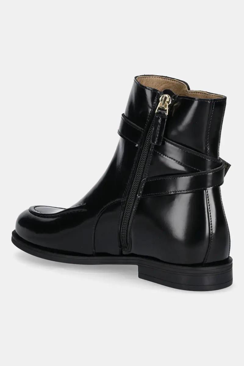 stivaletti alla caviglia in pelle Lycia donna colore nero 50548582 miniatura 3