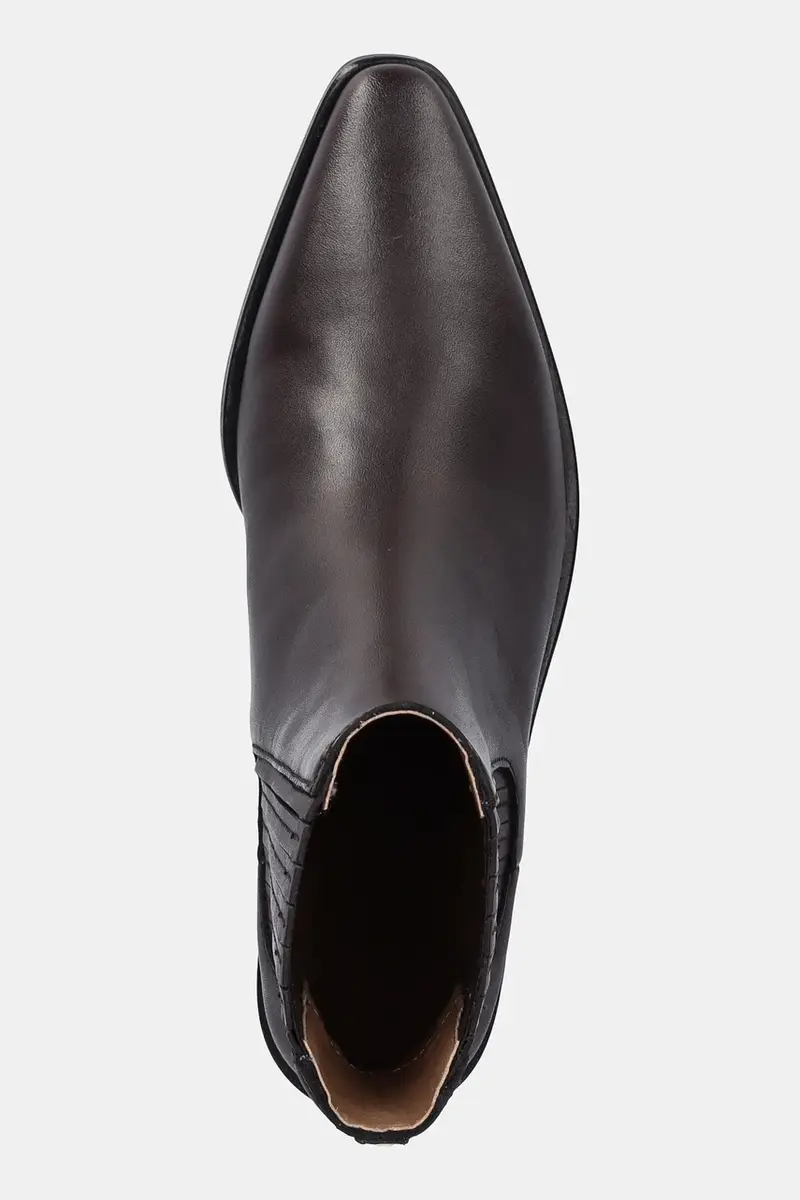 stivaletti alla caviglia in pelle Niara donna colore violetto 50558640 miniatura 4