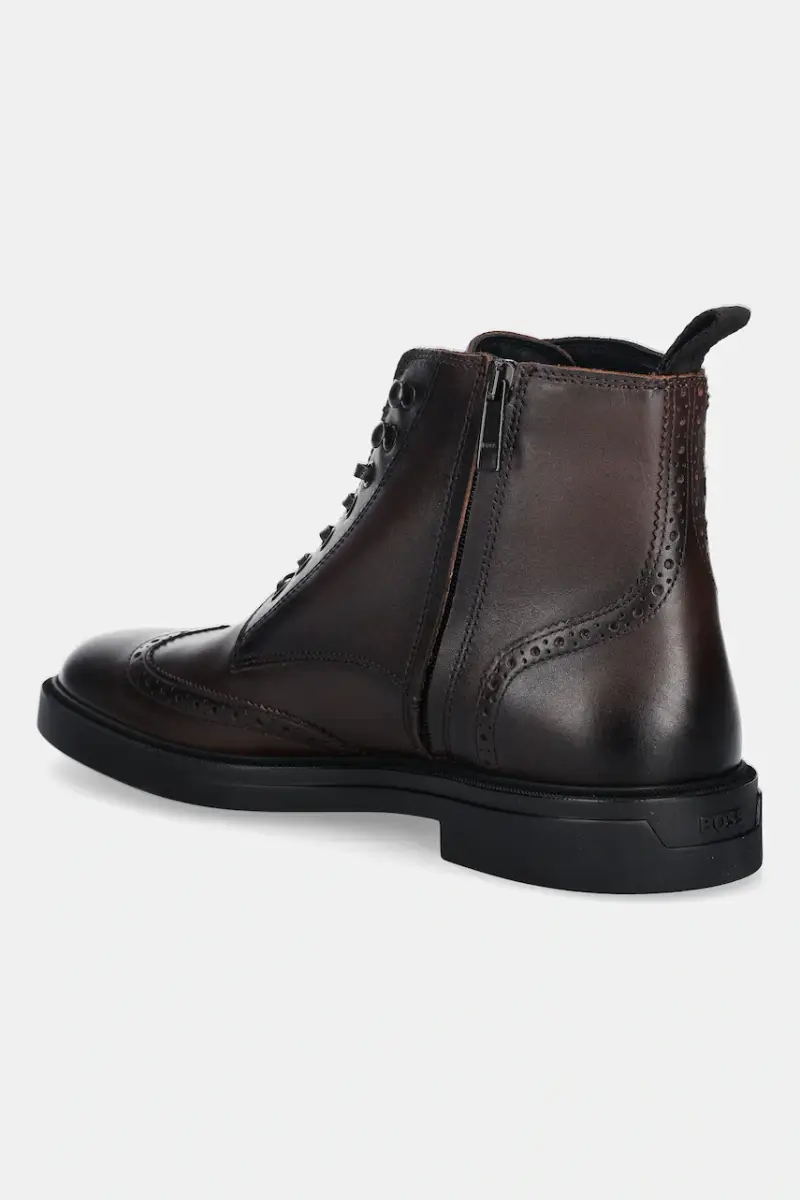 stivaletti brogue in pelle Calev uomo colore marrone 50552551 miniatura 3