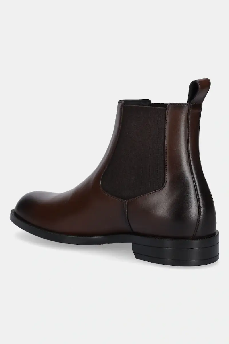 Boss Stivaletti Chelsea Uomo Marrone 3425385 miniatura 3