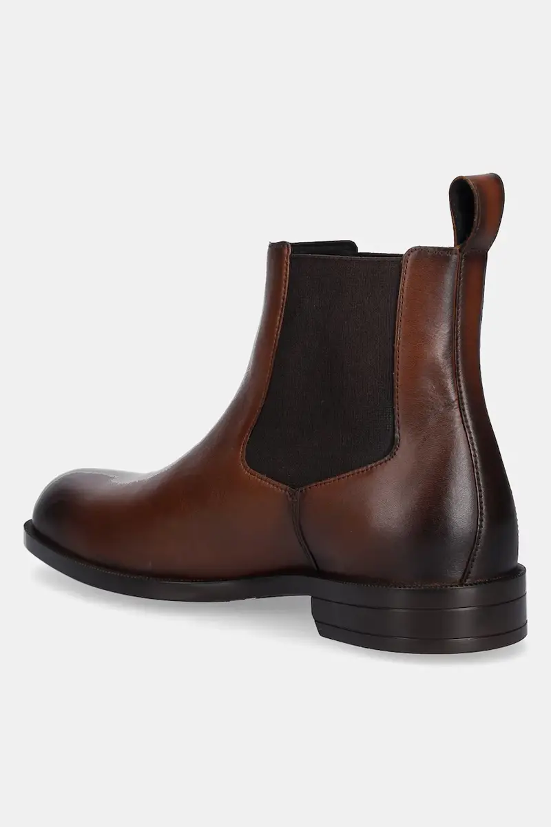 Boss Stivaletti Chelsea Uomo Marrone 3425387 miniatura 3